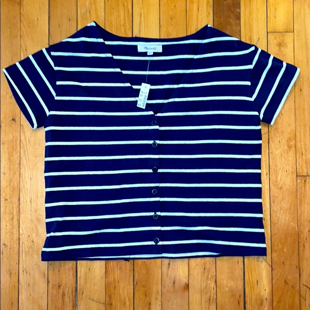 NWT button crop from Madewell!
